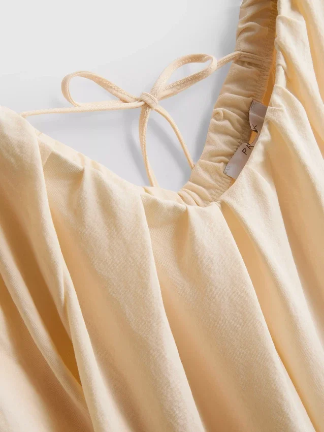 Mini-Smockkleid mit Puffärmeln