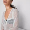 Mini-Strandkleid mit Muschelprint