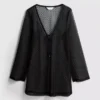 Mini-Strandkleid mit Muschelprint