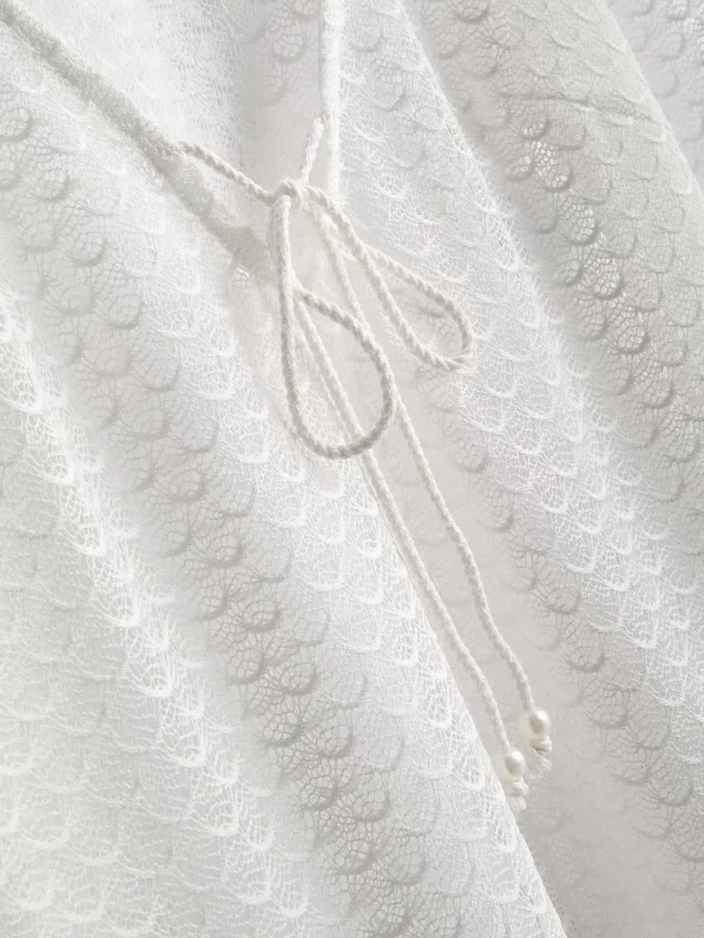Mini-Strandkleid mit Muschelprint