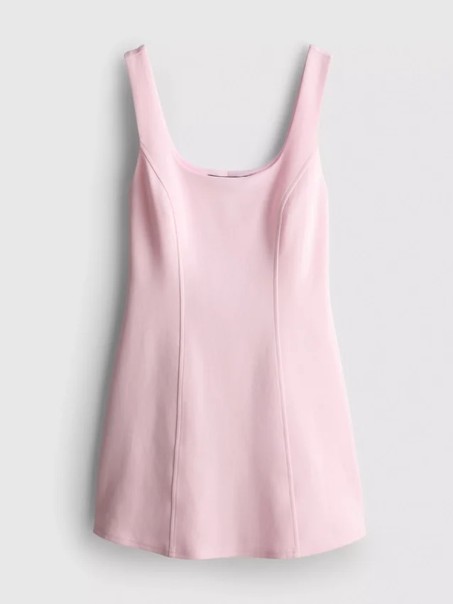 Minikleid aus baumwollreichem Ponte-Stoff