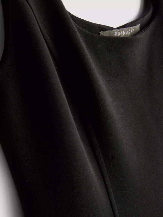 Minikleid aus baumwollreichem Ponte-Stoff