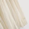 Minikleid mit V-Ausschnitt aus Crinkle-Stoff