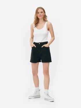 Mom-Shorts aus Denim