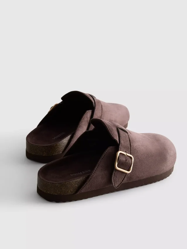 Mule-Clogs mit Schnalle