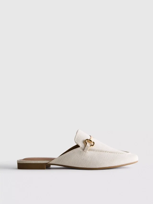 Mule-Loafer mit Snaffle-Motiv