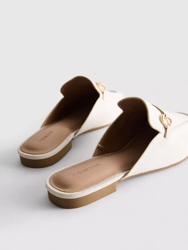 Mule-Loafer mit Snaffle-Motiv