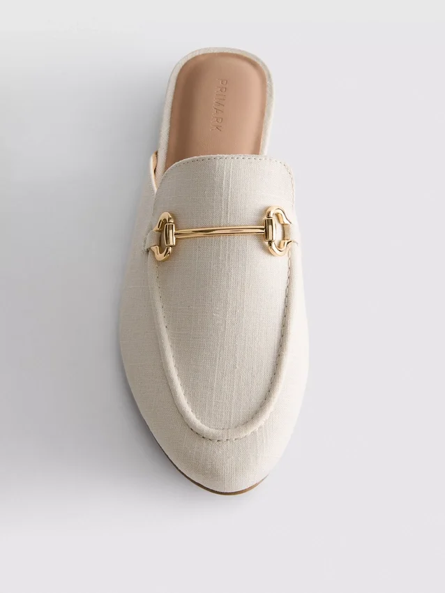 Mule-Loafer mit Snaffle-Motiv