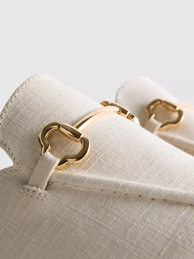 Mule-Loafer mit Snaffle-Motiv