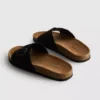 Mule-Sandalen mit Schnallenriemen