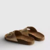 Mule-Sandalen mit Schnallenriemen