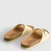 Mule-Sandalen mit Schnallenriemen
