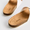 Mule-Sandalen mit Schnallenriemen