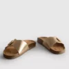 Mule-Sandalen mit Schnallenriemen