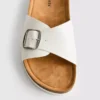 Mule-Sandalen mit Schnallenriemen