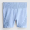 Nahtlose Active-Shorts mit gerafftem Saum