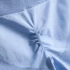 Nahtlose Active-Shorts mit gerafftem Saum