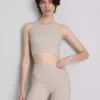Nahtlose, gerippte Sportshorts