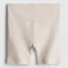 Nahtlose, gerippte Sportshorts
