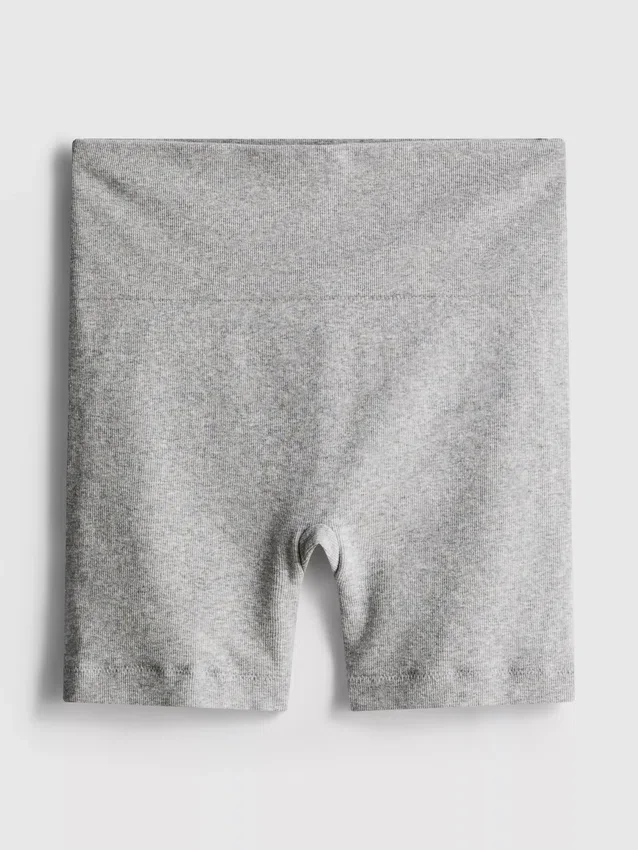 Nahtlose, gerippte Sportshorts