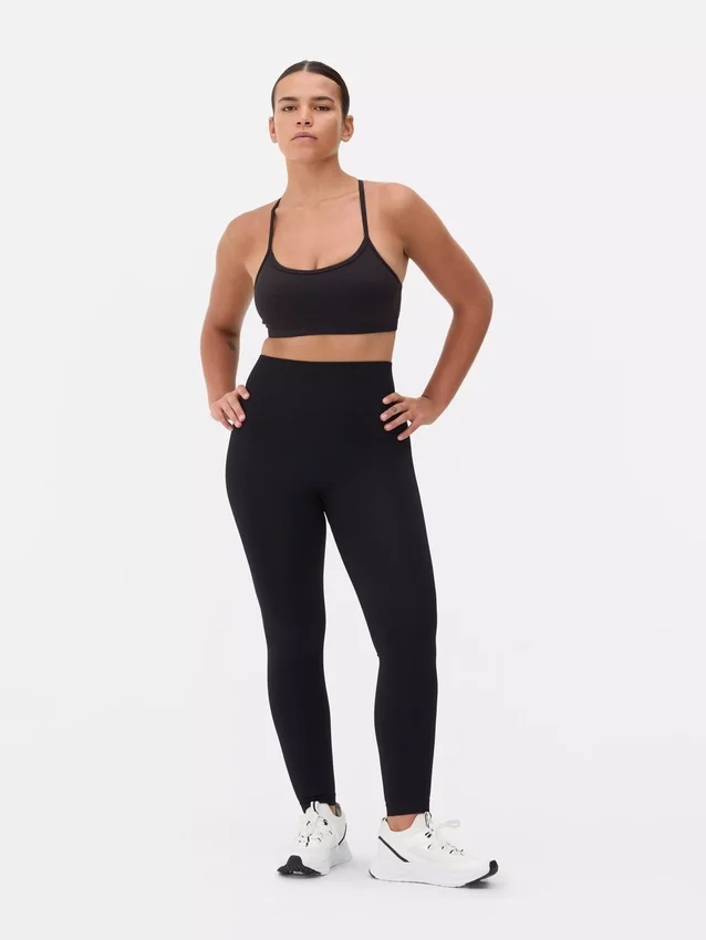 Nahtlose Leggings mit hoher Taille