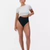 Nahtloser, figurformender String mit hoher Taille