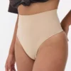 Nahtloser, figurformender String mit hoher Taille