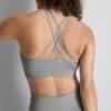 Nahtloses, hochglänzendes Active-Crop-Top