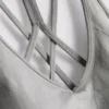 Nahtloses, hochglänzendes Active-Crop-Top