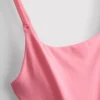 Nahtloses, kurz geschnittenes Cami-Top
