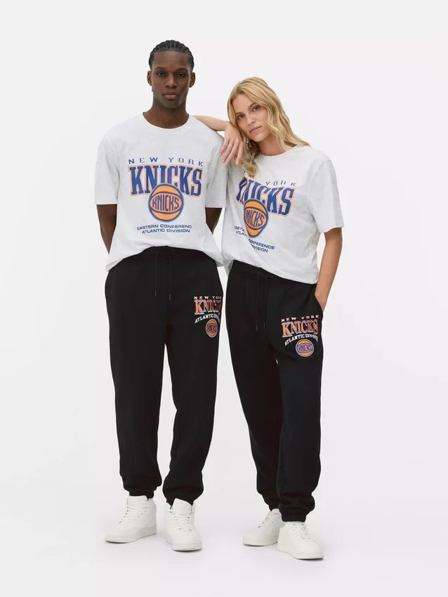 NBA New York Knicks Jogginghose mit Kordelzug