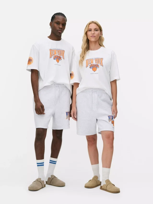 NBA New York Knicks Shorts mit Kordelzug