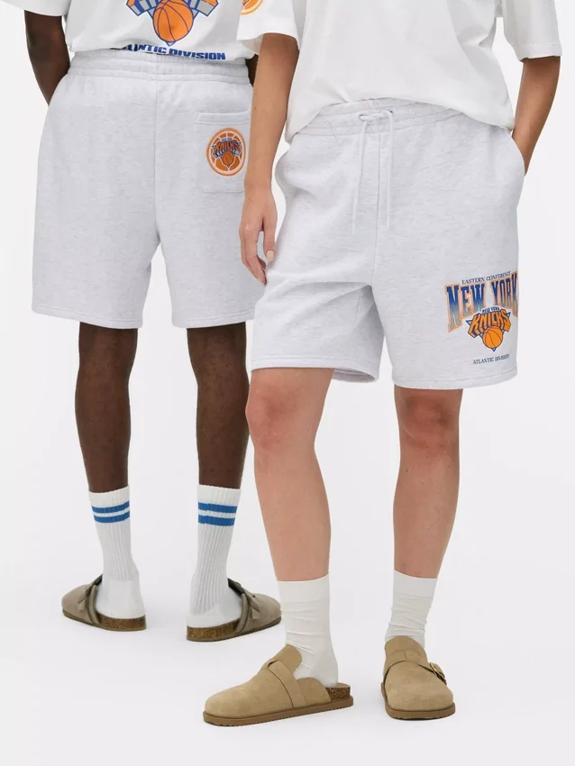 NBA New York Knicks Shorts mit Kordelzug