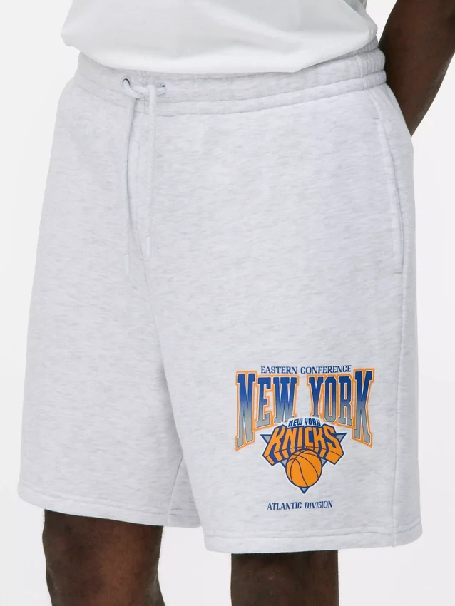 NBA New York Knicks Shorts mit Kordelzug
