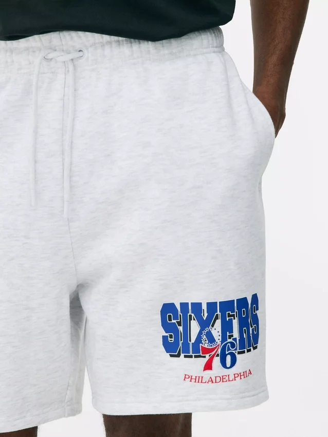 NBA Philadelphia 76ers Shorts mit Kordelzug