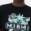 Neon-Hemd mit Miami-Motiv