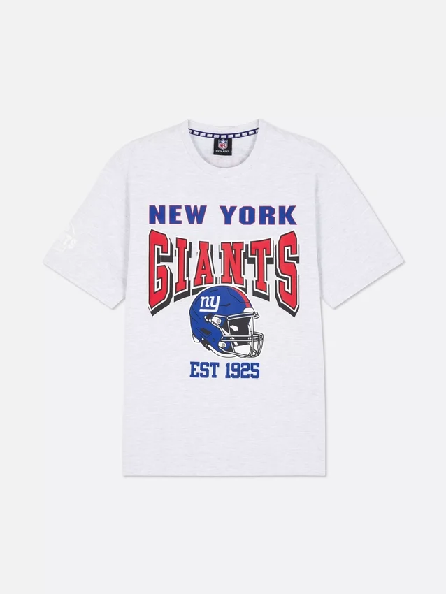 New York Giants Hemd mit Rundhalsausschnitt