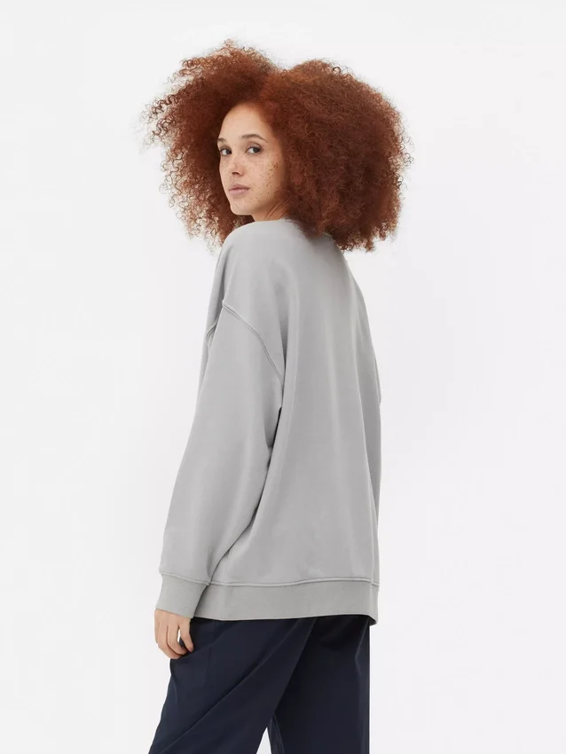 New York Oversize-Sweatshirt mit Grafikprint