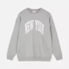 New York Oversize-Sweatshirt mit Grafikprint