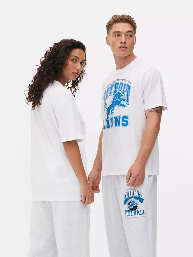 NFL Detroit Lions bedrucktes T-Shirt