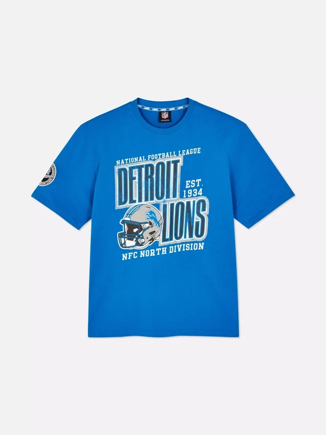 NFL Detroit Lions bedrucktes T-Shirt