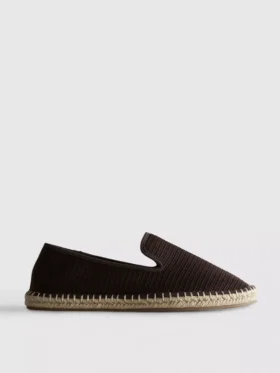 Niedrige Espadrilles aus Strick