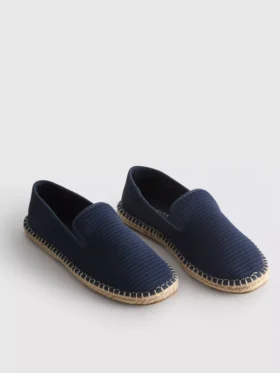 Niedrige Espadrilles aus Strick