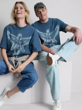 Nirvana-Hemd mit Engel-Motiv