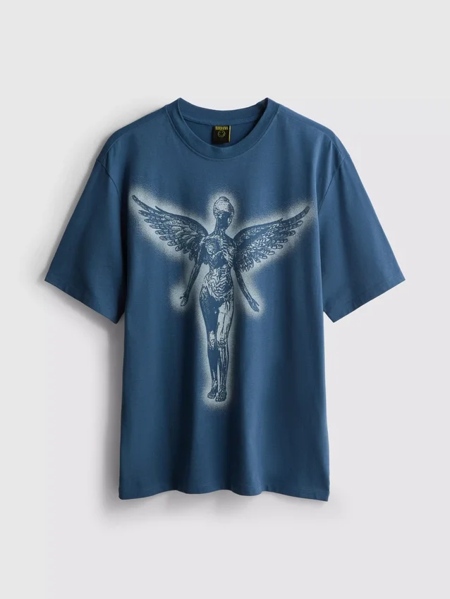 Nirvana-Hemd mit Engel-Motiv