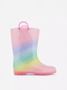 Ombra Glitzer-Regenstiefel