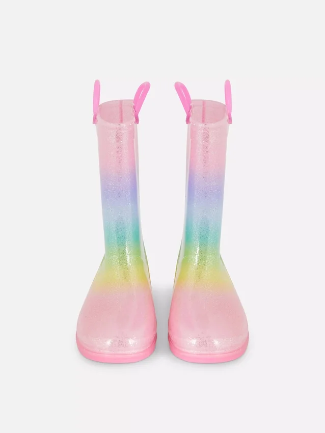 Ombra Glitzer-Regenstiefel