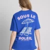 Oversize-Hemd mit Soleil-Print