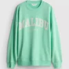 Oversize-Malibu-Sweatshirt mit hohem Baumwollanteil