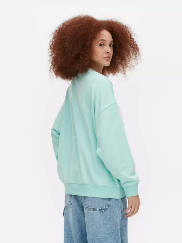 Oversize-Sweatshirt mit «Miami»-Schriftzug